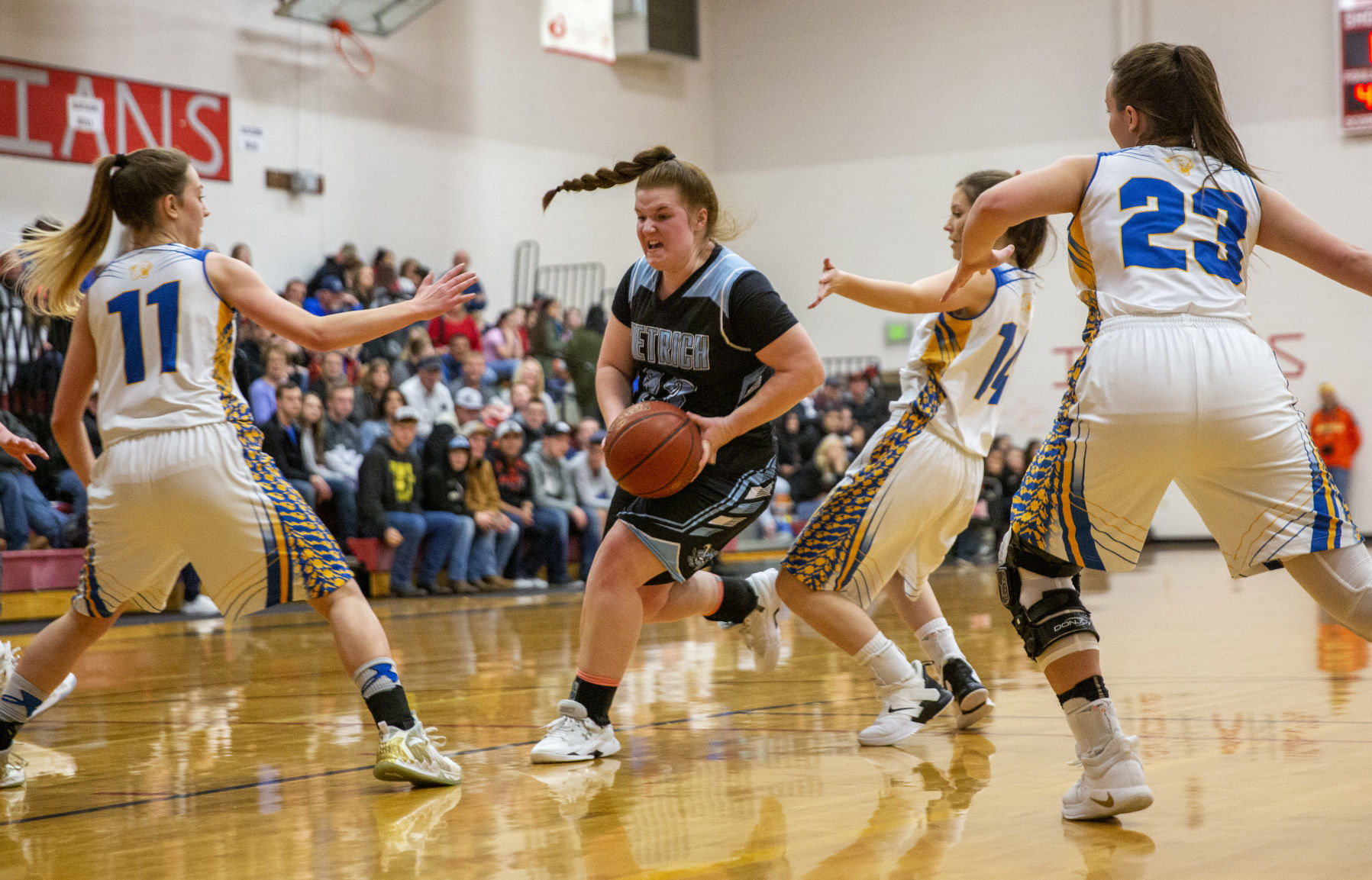Carey vs Dietrich girls basketball
